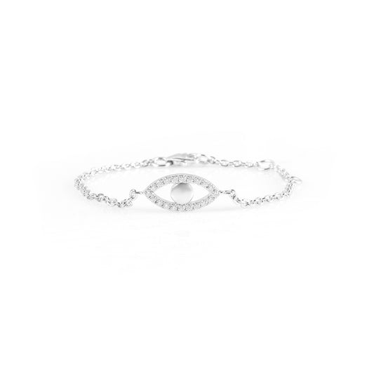 Evil Eye Moissanite Moissanite Bracelet
