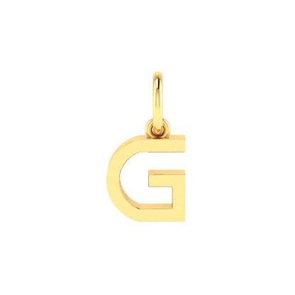 G Alphabet Charm