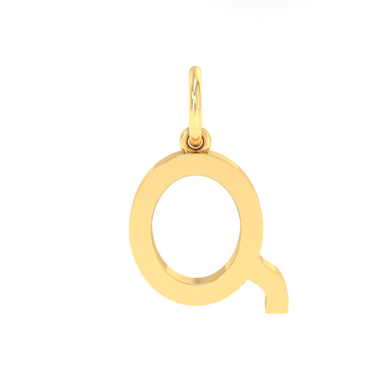Q Alphabet Charm