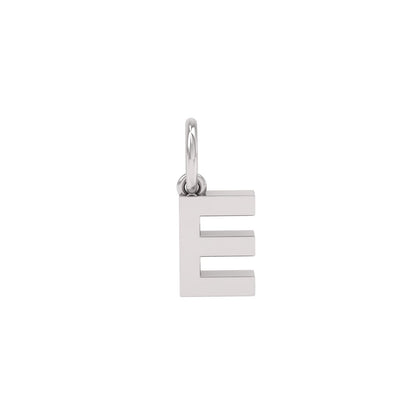 E Alphabet Charm