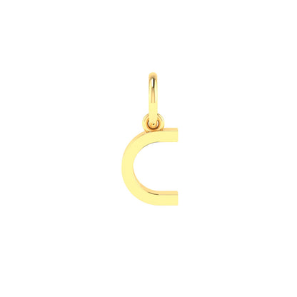 C Alphabet Charm