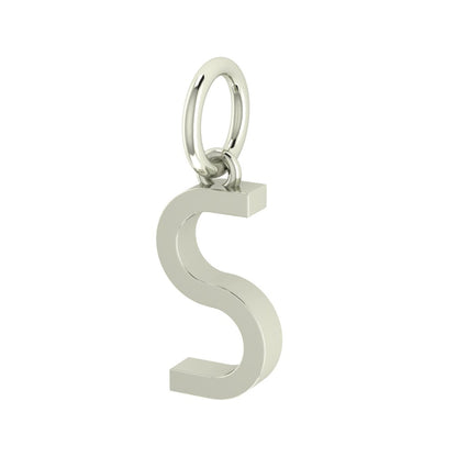 S Alphabet Charm