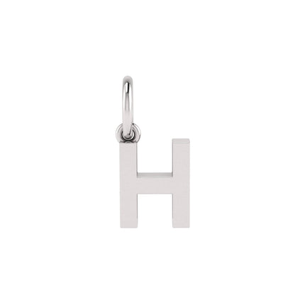 H Alphabet Charm
