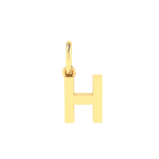 H Alphabet Charm