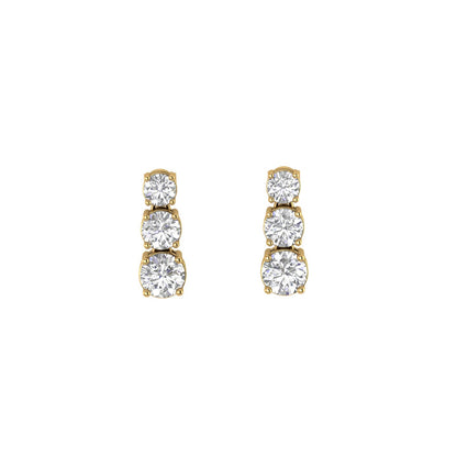 Ewa Moissanite Studs