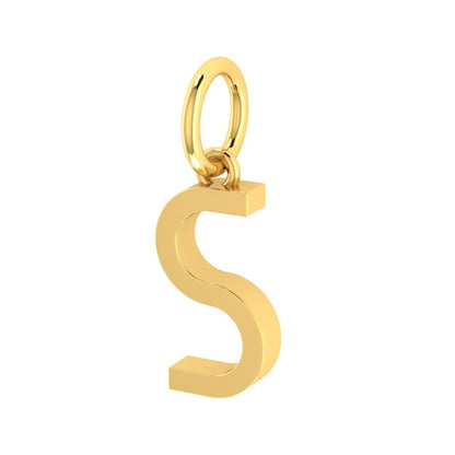S Alphabet Charm