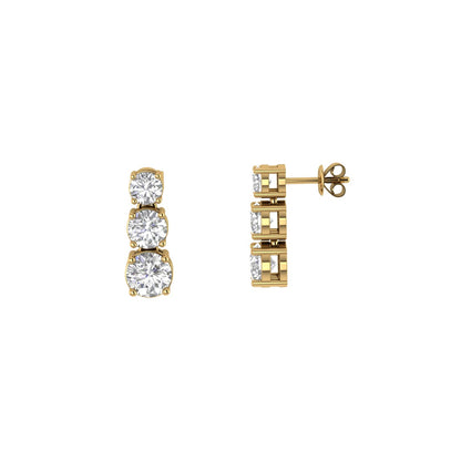 Ewa Moissanite Studs