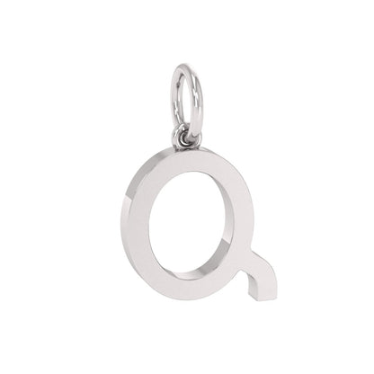 Q Alphabet Charm