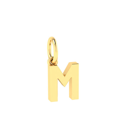 M Alphabet Charm
