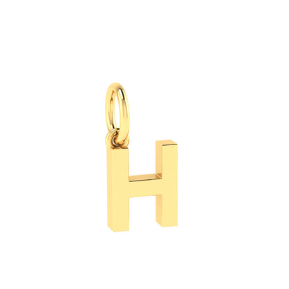 H Alphabet Charm