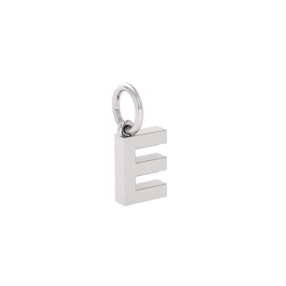 E Alphabet Charm