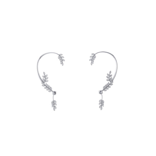 Daisy Moissanite Earcuff