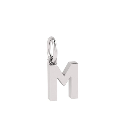 M Alphabet Charm