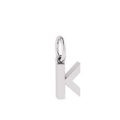 K Alphabet Charm