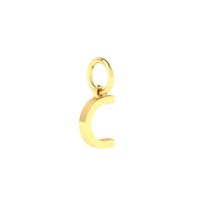 C Alphabet Charm