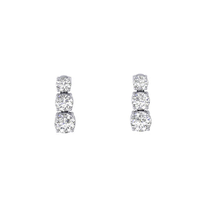 Ewa Moissanite Studs