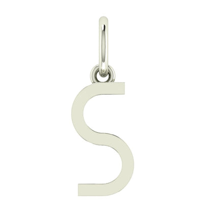 S Alphabet Charm