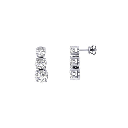 Ewa Moissanite Studs