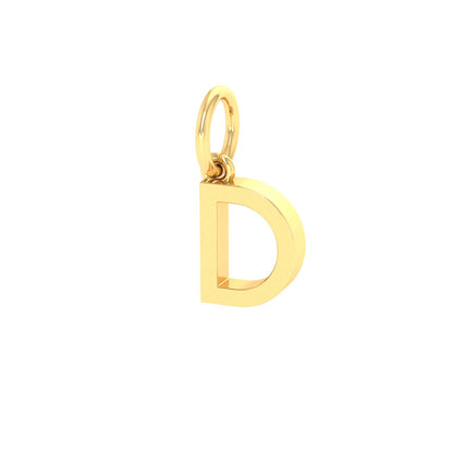 D Alphabet Charm