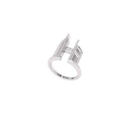 Twin Pinnacle Ring