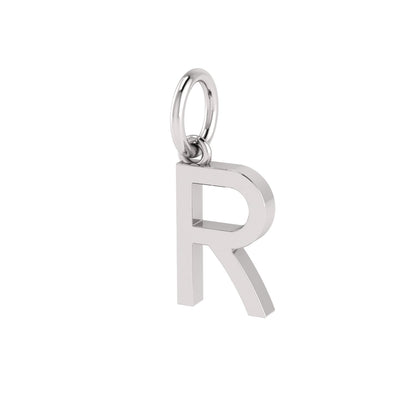 R Alphabet Charm