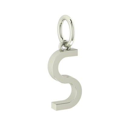S Alphabet Charm