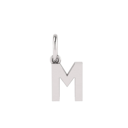 M Alphabet Charm