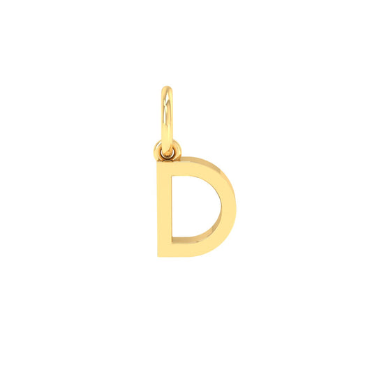 D Alphabet Charm