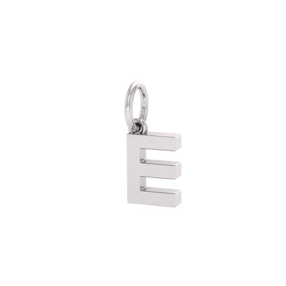 E Alphabet Charm
