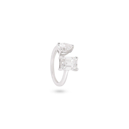 Toi et Moi Moissanite Ring