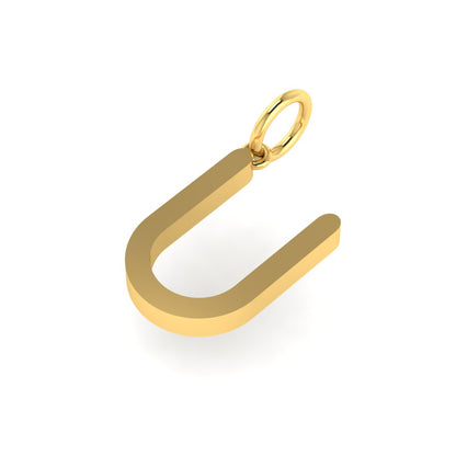U Alphabet Charm