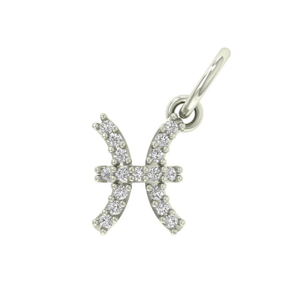 Pisces Moissanite Charm