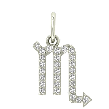 Scorpio Moissanite Charm