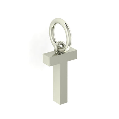 T Alphabet Charm