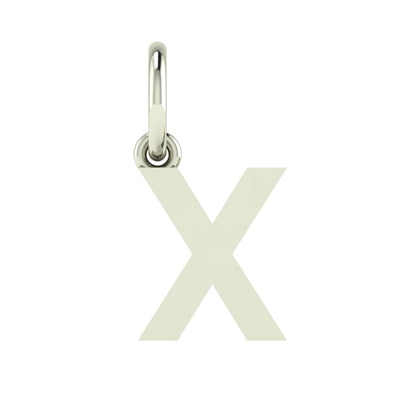 X Alphabet Charm