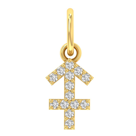 Sagittarius Moissanite Charm