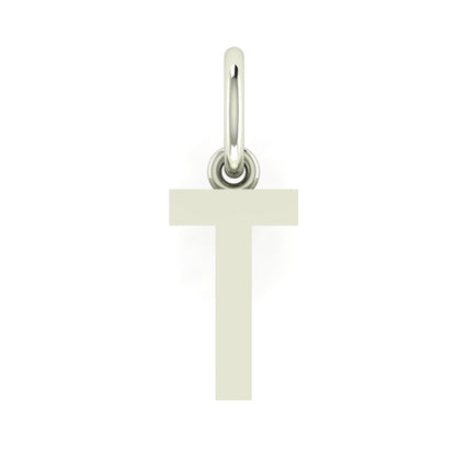 T Alphabet Charm