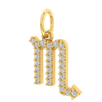 Scorpio Moissanite Charm