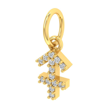 Sagittarius Moissanite Charm
