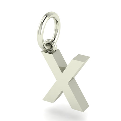 X Alphabet Charm