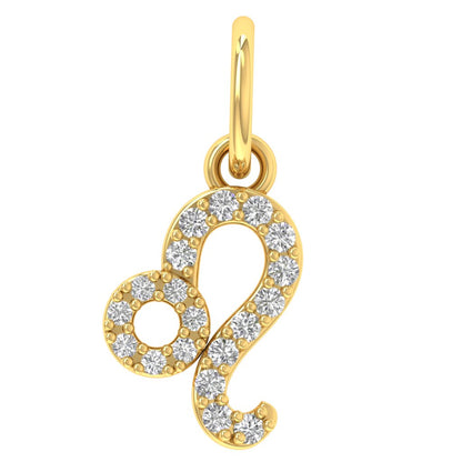 Leo Moissanite Charm