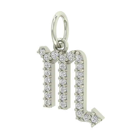 Scorpio Moissanite Charm