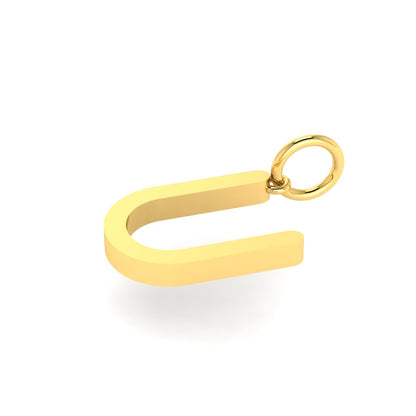U Alphabet Charm