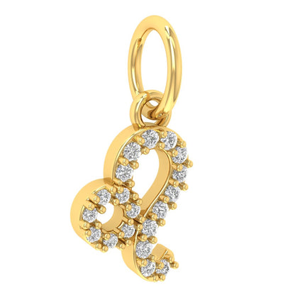 Leo Moissanite Charm