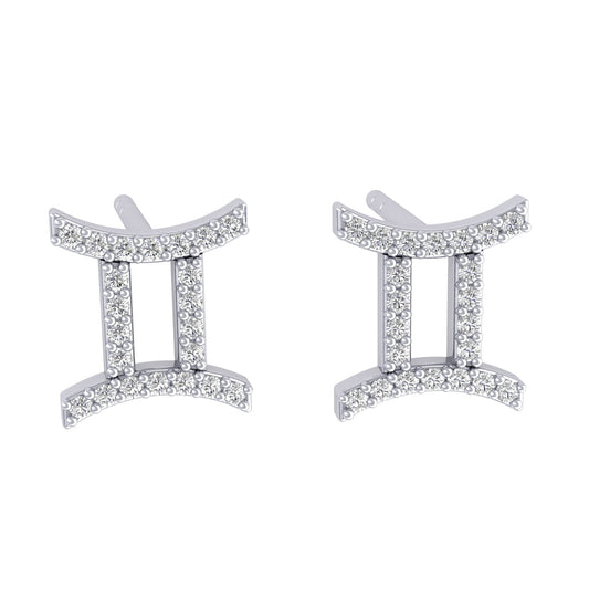 Gemini Silver Studs