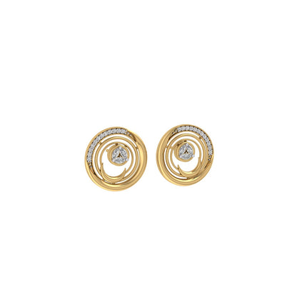 Crescent Starburst Studs