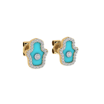 Hamsa Studs
