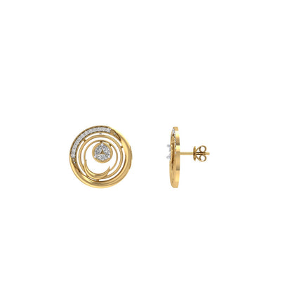 Crescent Starburst Studs