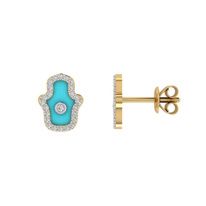 Hamsa Studs