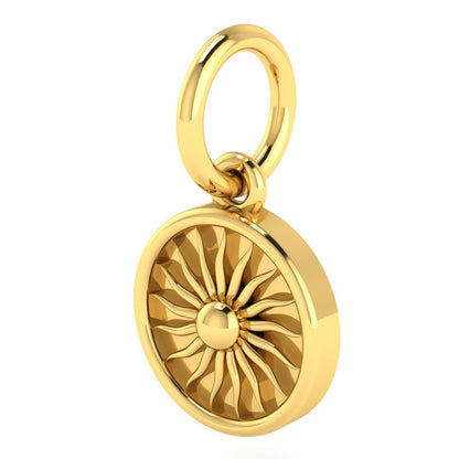 Sunlit path charm